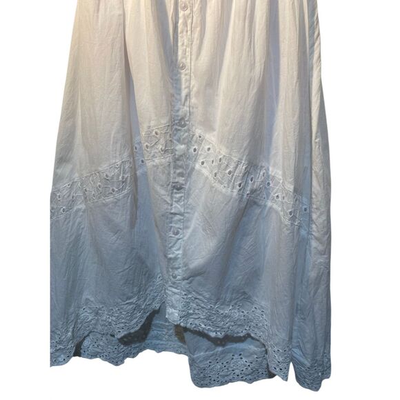 J. Glee women’s eyelet lace on/off shoulder Prairie style dress small - Picture 3 of 4